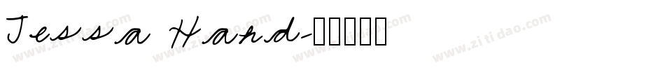 Jessa Hand字体转换